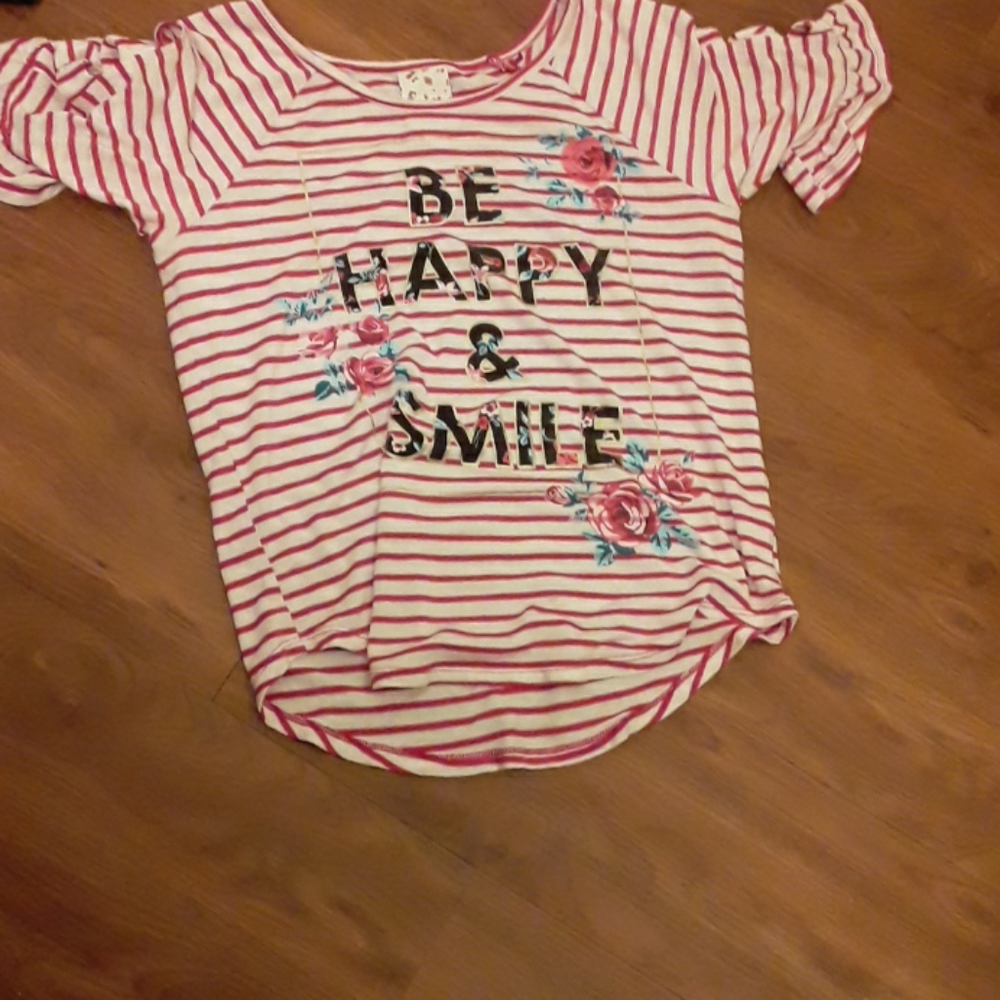 Bella Du Jour "be happy and smile" Shirt